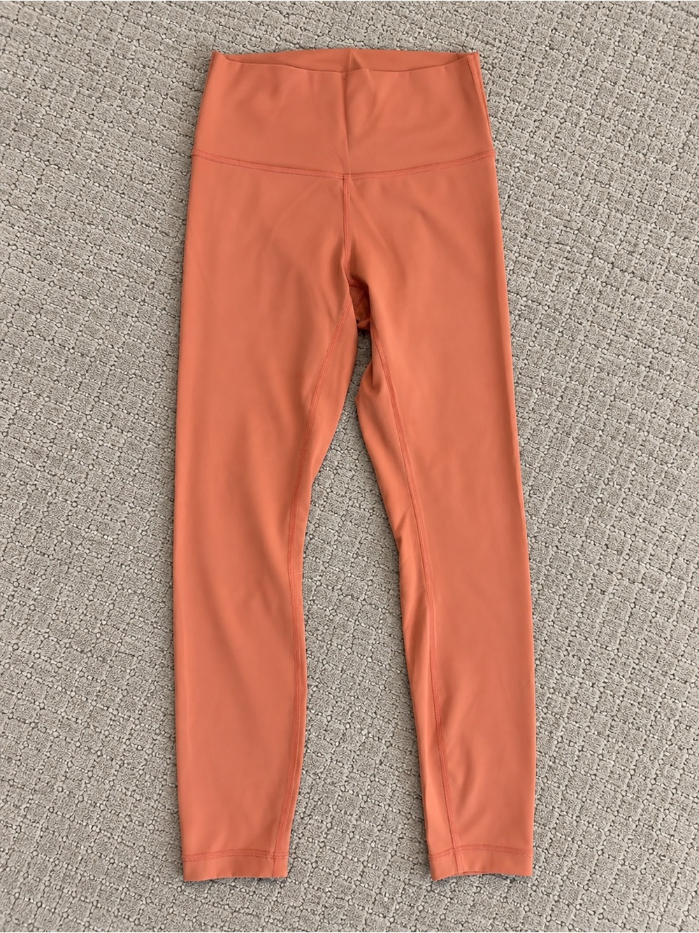 Lululemon High-Waist coral/orange Leggings